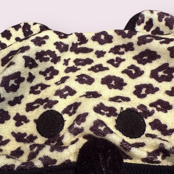 Vintage Carter's Leopard Print Baby One Piece Light Neon Yellow Sz Large 18-23lb - Picture 9 of 13